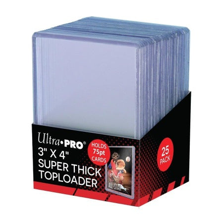 Ultra Pro Toploader 3X4 75 Point Thick Pack | Stakk