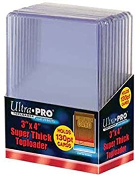 Ultra Pro Toploader 3X4 130 Point Pack | Stakk