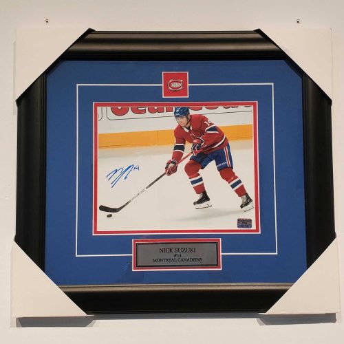 Nick Suzuki Autographed Photo 8x10 Framed | Stakk