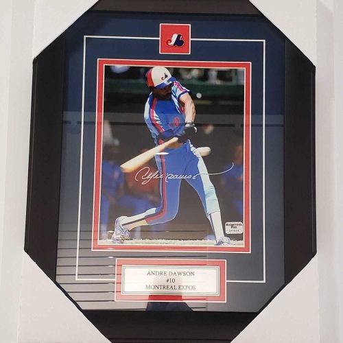 André Dawson Autographed Photo 8x10 Framed | Stakk