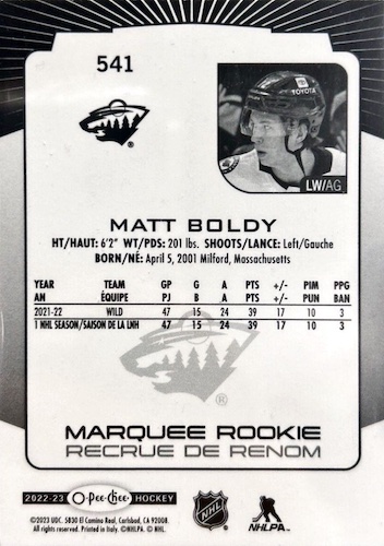 2022-23 O-Pee-Chee Hockey Cards Checklist and Odds 4
