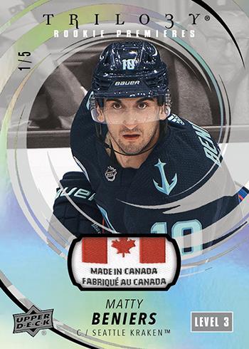 2022-23 Upper Deck Trilogy Hockey Cards - Checklist Added 4