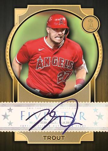 2022 Topps Five Star Baseball Cards Checklist 2