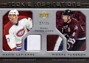 Rookie Inspirations Dual Patch Maxim Lapierre, Pierre Turgeon