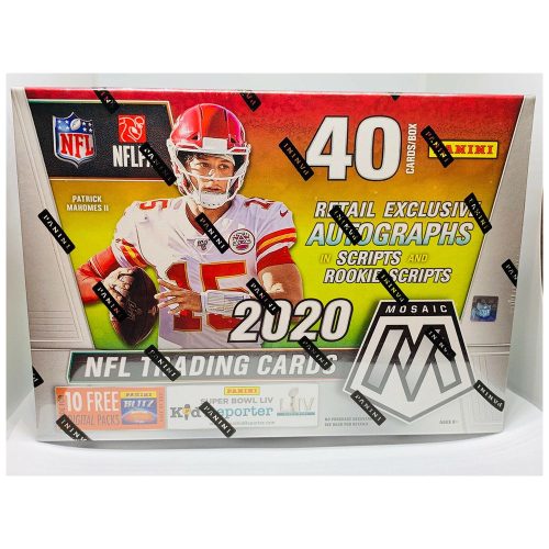 2020 Panini Mosaic Football Mega Box | Stakk